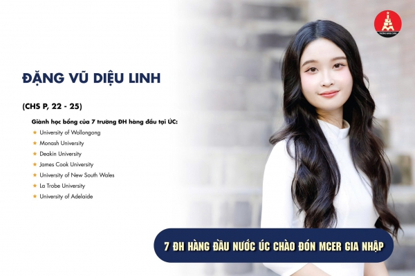 7 ĐH HÀNG ĐẦU NƯỚC ÚC CHÀO ĐÓN MCER GIA NHẬP